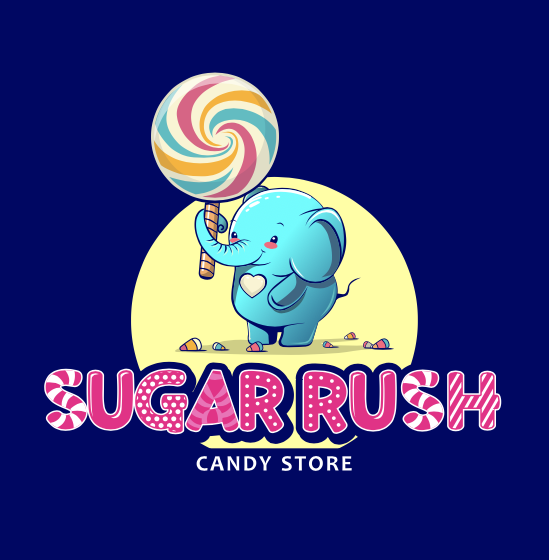 Sugar Rush Candy Store logo